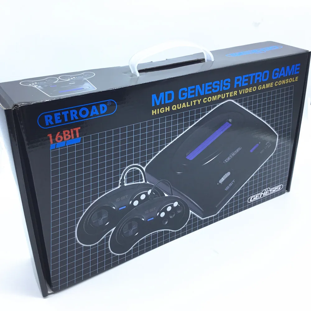 16 битная игровая ретро консоль MD 2 Genesis Ultra с переключателем режима США и Японии