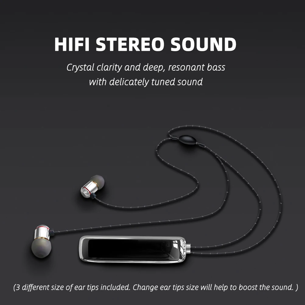 Neckband Bluetooth 5 0 наушники беспроводные стерео спортивные магнитные Tws с микрофоном
