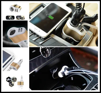 

Dual USB Car charger one two multi-function auto cigarette lighter for Nissan NISS LIVINA MARCH X-TRAIL TIIDA