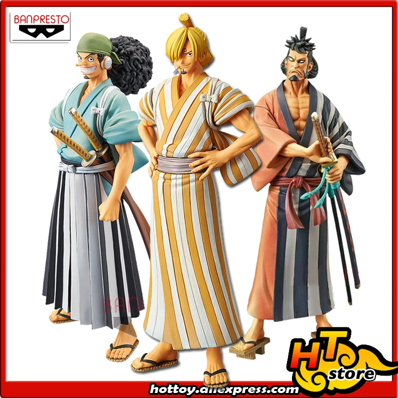 100% оригинал Banpresto DXF THE GRANDLINE MEN Wano кантри коллекция Figure Kinemon Sanji Usopp от &quotONE
