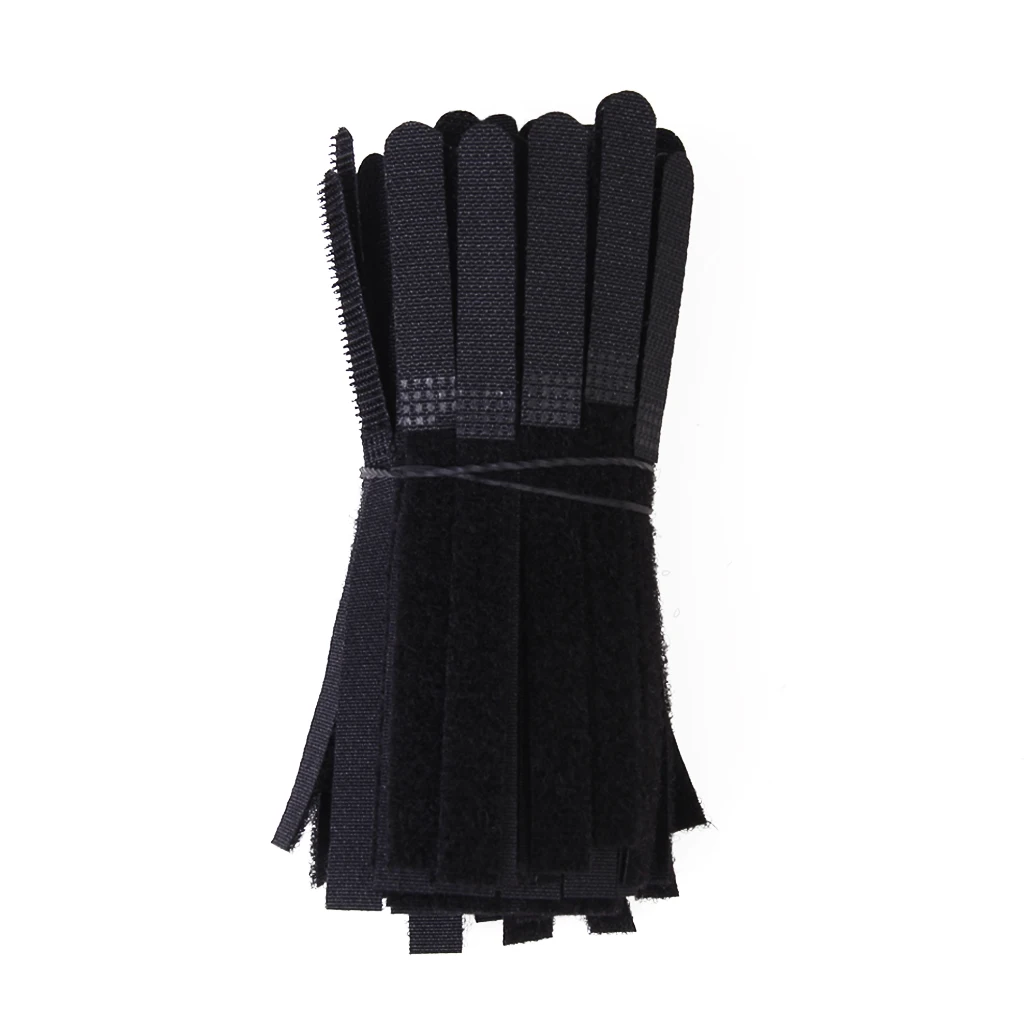 PACK OF 50 MULTI-PURPOSE HOOK AND LOOP FASTENER STICKY BACKED TAPE CABLE CORD TIES TIDY STRAPS GOOD ORGANIZER