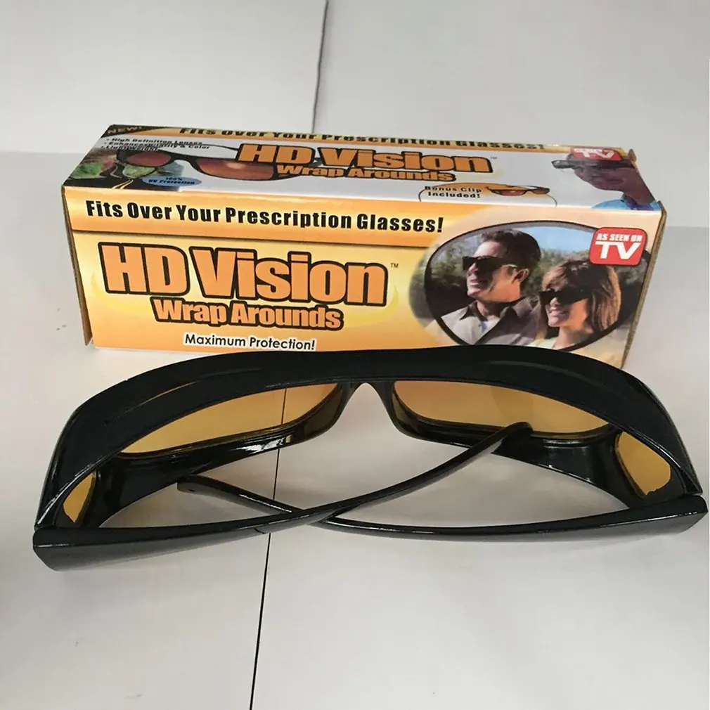 Hd Vision wrap Arounds Tv солнцезащитные очки многофункциональные очки ночного видения съемные солнцезащитные очки