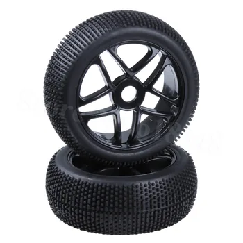 

2pcs RC 1/8 Buggy Tire & Wheels Hex:17mm OD: 115mm Width:42mm Foam Inserts For Ofna Kyosho HSP Redcat HPI Losi Tyre