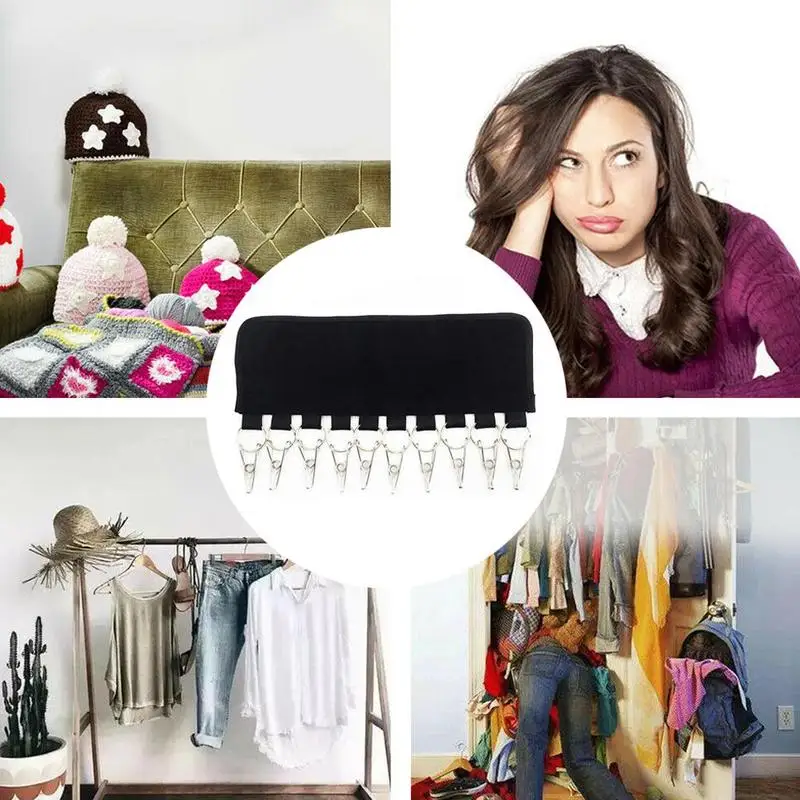 Foldable Hangers For Clothes 10 Baseball Cap Holder Hat Organizer For Closet Rack Organizers Storage Door Closet Hanger