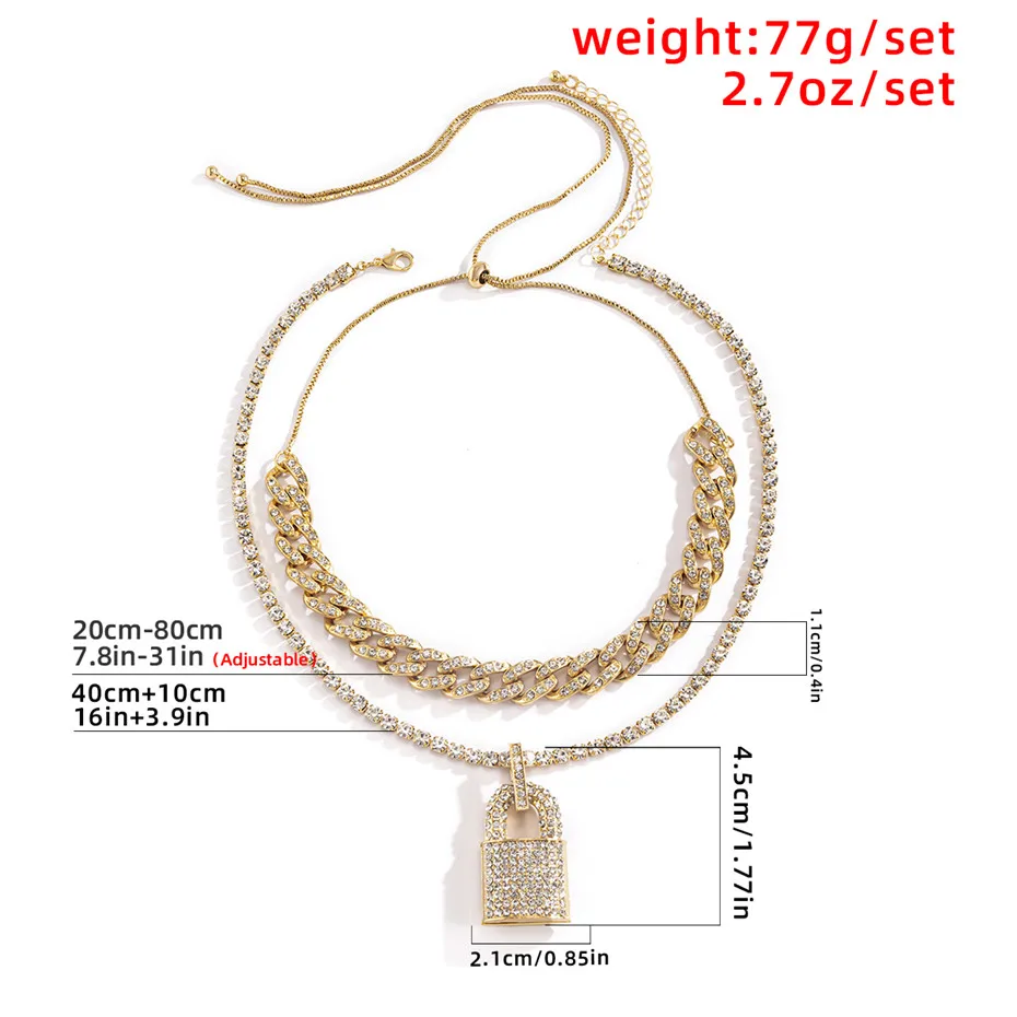 KunJoe 2021 New Hip Hop Bling Lock Pendant Choker Iced Out Shiny Cubic Zircon Necklace For Men Charm Jewelry Fashion Punk China KunJoe 2021 New Hip Hop Bling Lock Pendant Choker Iced Out Shiny Cubic Zircon Necklace For Men Charm Jewelry Fashion Punk China