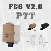 

FCS Tactical Headset Comtac III RAC Radio Connector V20 PTT Compatible W/ KN6 U174/U MTP3150 PD780 XTS KENWOOD PRC148 152 Cable