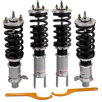 

Coilovers 24 Way Damper Adjustable Racing Coilover Lowering Struts for Honda CRX 1988-1991 for Civic 5th Gen 1991 Del Sol 92-97