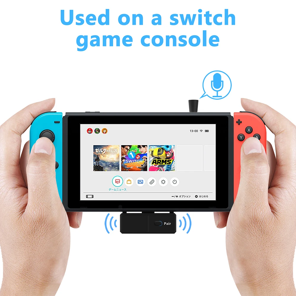 DISOUR тип-c Bluetooth передатчик V5.0 A2DP SBC низкая задержка с микрофоном для nintendo Switch PS4 tv PC usb type-C беспроводной адаптер