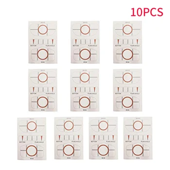 

10pcs/set Golf Club Target Sticker Driver Iron Swing Paper Target Label Test Trainers Tape Self Adhesive Impact Recorder