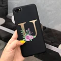 Letter - black - U