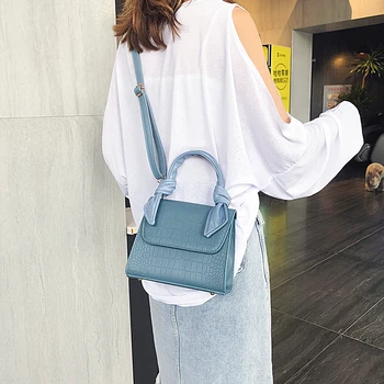 

2020 Designer Bags Famous Brand Women Bags New Quality PU Leather Female Tote Crocodile Pattern Shoulder Crossbody BagFor Women