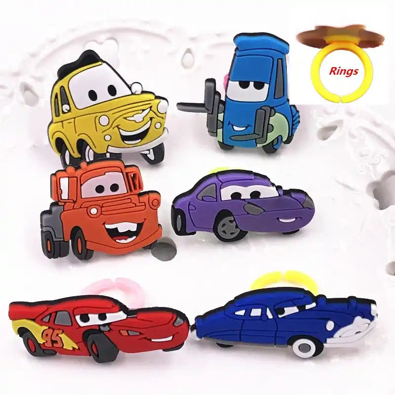 1個スーパー車アイコンシリコーン指アクセサリーアニメ漫画指リングの子供のパーティーギフトジュエリーコスプレ装身具 指輪 Aliexpress