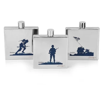 

Military Outdoor Whiskey Metal Stainless Steel Hip Flask Pocket Bottle For Whiskey Liquor Groomsmen Gifts Personalized II50JH