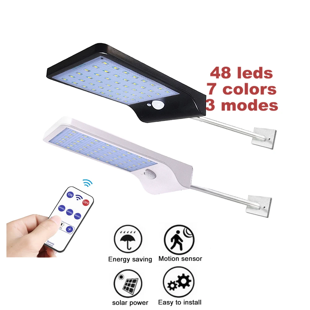 

36 LED Solar Lamp Motion Sensor Wall Light Outdoor Courtyard Garden Garage Security Lamp Waterproof Solar Street spot flood road