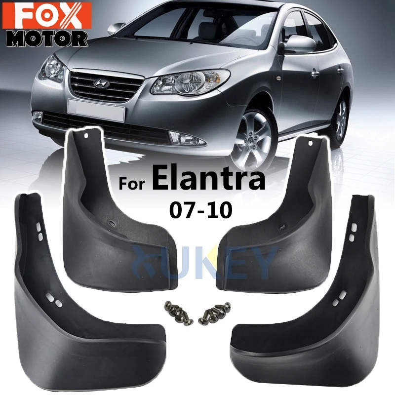 OE стильные литые Брызговики для Hyundai Elantra HD 2007 - 2010 аксессуары автомобиля Стайлинг