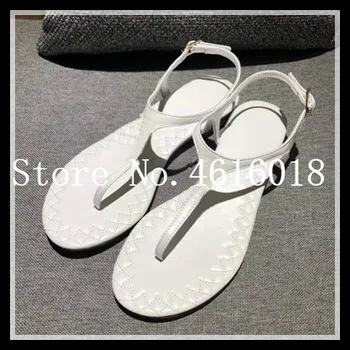 

2020 new brand design women sandals leather desginer flat heel women shoes summer fashion woman luxury sandal shoe