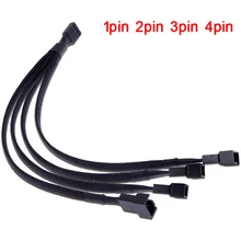 Tangxi 4-Pin Power Cable 4-Pin Computer CPU//Case Fan Power Multi Splitter Connector Cable Adapter