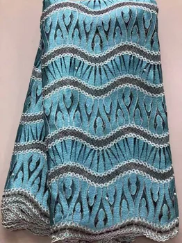 

2020 Hot Sale Nigerian Laces Fabrics High Quality Tulle African Laces Fabric Wedding African French Net Lace SLL3541