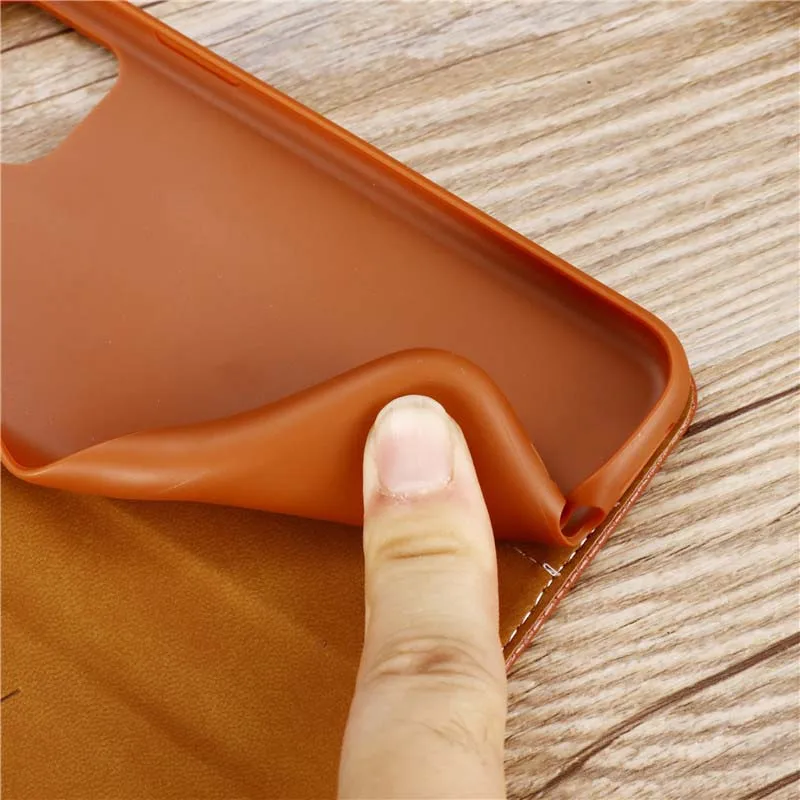 Роскошный бренд GEBEI кожаный флип уникальный магнитный чехол для iphone 6 7 8 8Plus 11 11Pro 11Promax X XS XR XSMax KS0415