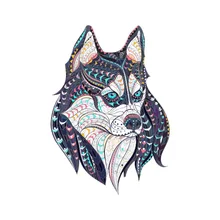 Puzzle en bois coloré roi loup 3D, bricolage A3 A4 A5 bloc Pop, jeu de Puzzle Animal Alien 100 200 300 grammes pour enfant, boîte cadeau