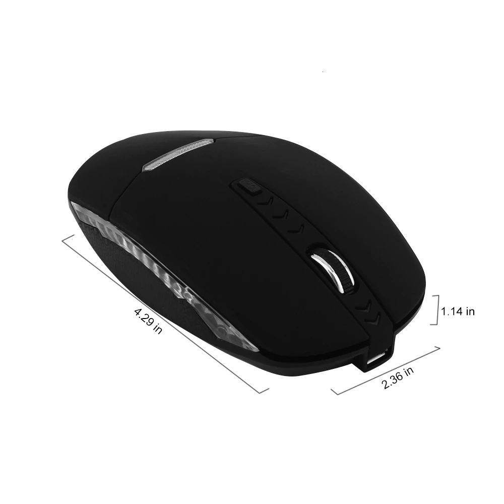 CHYI Двухрежимная Беспроводная Usb+ Bluetooth 4,0 мини компьютерная мышь портативная эргономичная перезаряжаемая оптическая PC Mause бесшумные компьютерные мыши с подсветкой