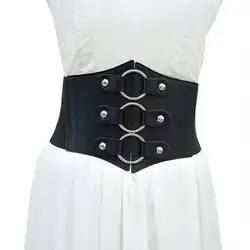 Casual Women's Belt Steampunk Fashion Buckle for Women's Blouse
