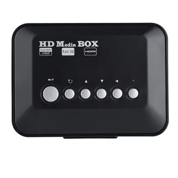 

1080P HDMI Audio Video Media Player Box SD/MMC/MS Multi TV Media Player with IR Remote Control 110V-240V EU US Plug