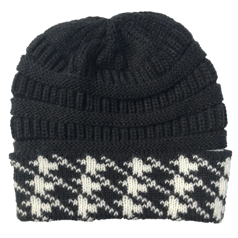 Зимние шапки Wo мужские s Beanie Теплые, вязаные шапки s Beanies унисекс повседневные шапки Мужская хип-хоп Лыжная шапочка теплая шапка Рождественский подарок