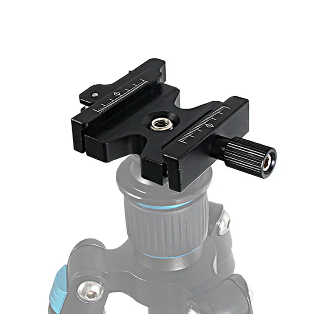 

Camera Double Lock Plate Tripod Photographic Aluminum Alloy Adjustable Practical Quick Release Clamp Adapter For Arca Swiss