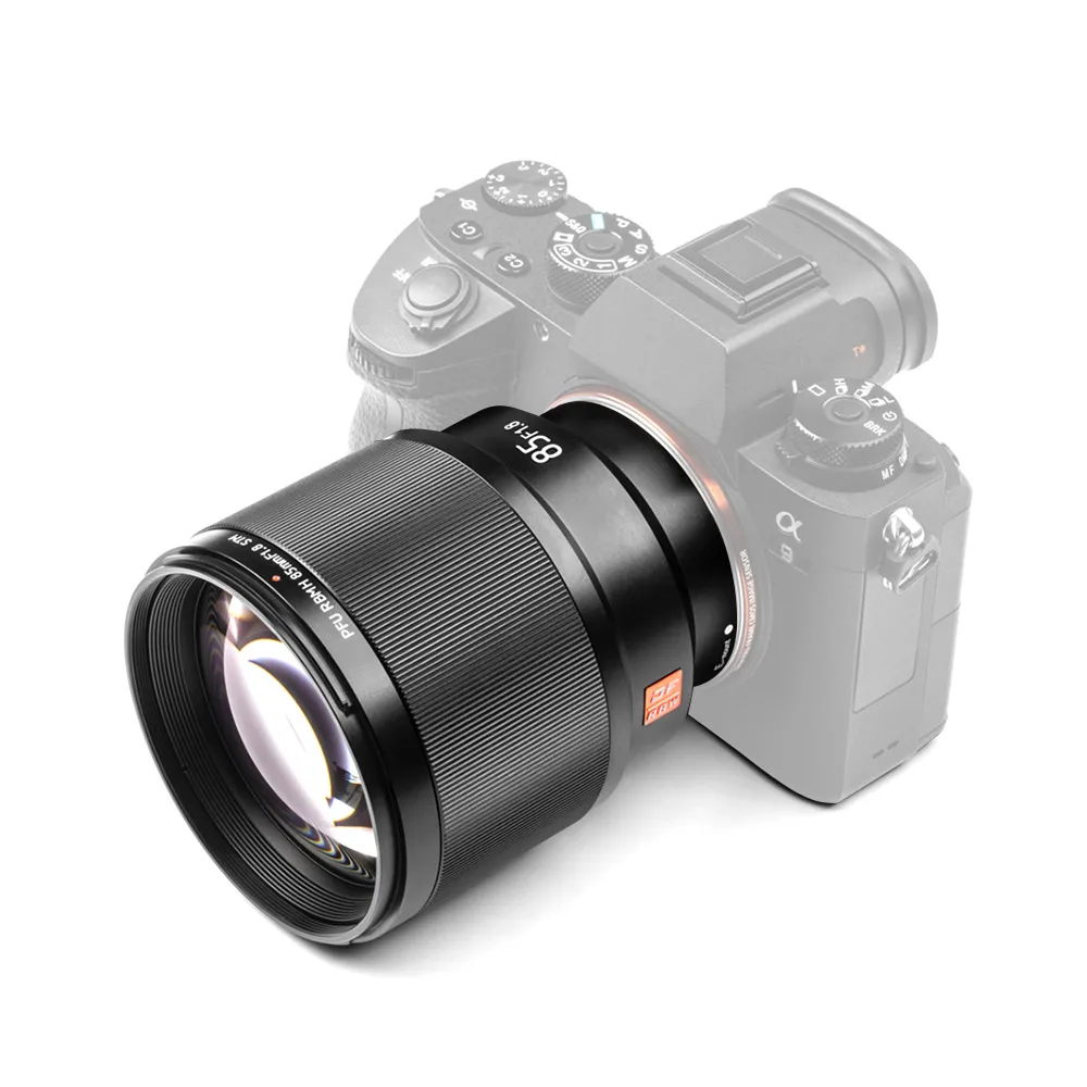 Viltrox 85mm F1.8 Camera Prime Lens Full-frame with Lens Hood Electronic Focal Length for Sony E-Mount for Sony A7 A6500 A6300