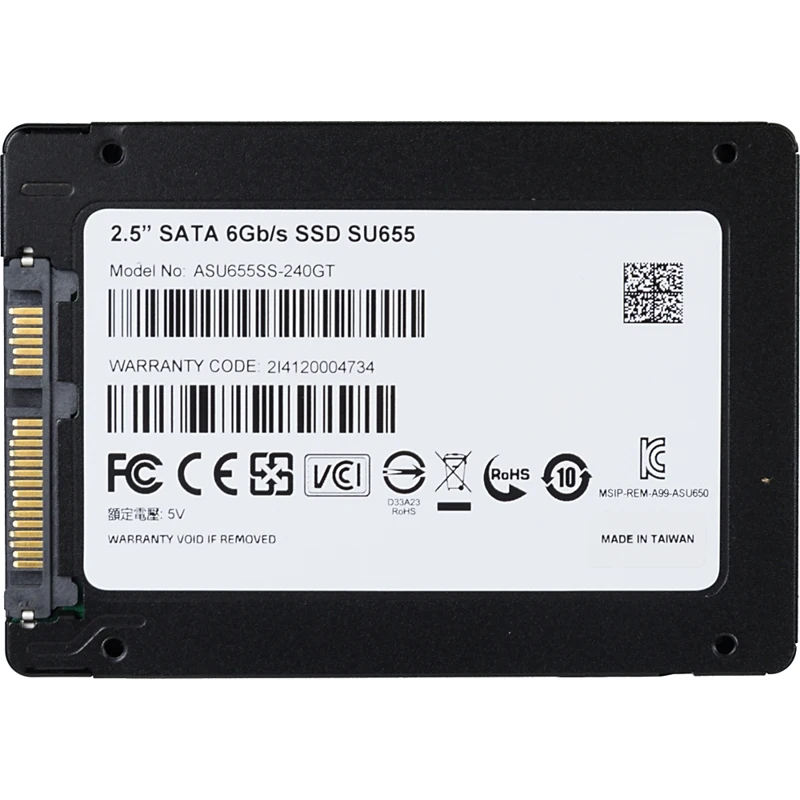 Накопитель SSD A-Data SATA III 240Gb ASU655SS-240GT-C Ultimate SU655 2.5"