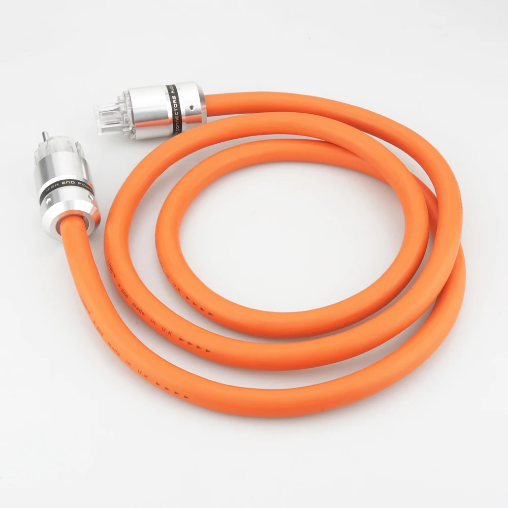 Audiocrast HI-End P113 5N OFC Pure Copper European standard Power Connector EU Schuko Power Cord HIFI