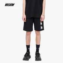 VIISHOW Летний черный повседневные шорты мужские печатных Мужская Пять штанов крутые хлопковые укороченные штаны мужские KD1267192