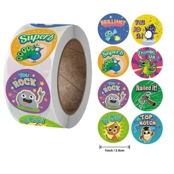 Reward Stickers Motivational Sticker Kids School Teacher Cute Animal Label gift thank sticker tag kawaii stickers stationery