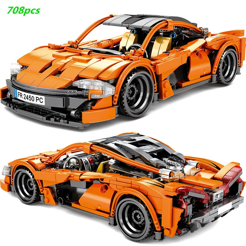 Новый креативный высокотехнологичный автомобиль MOC мкларенд P1 суперкар набор