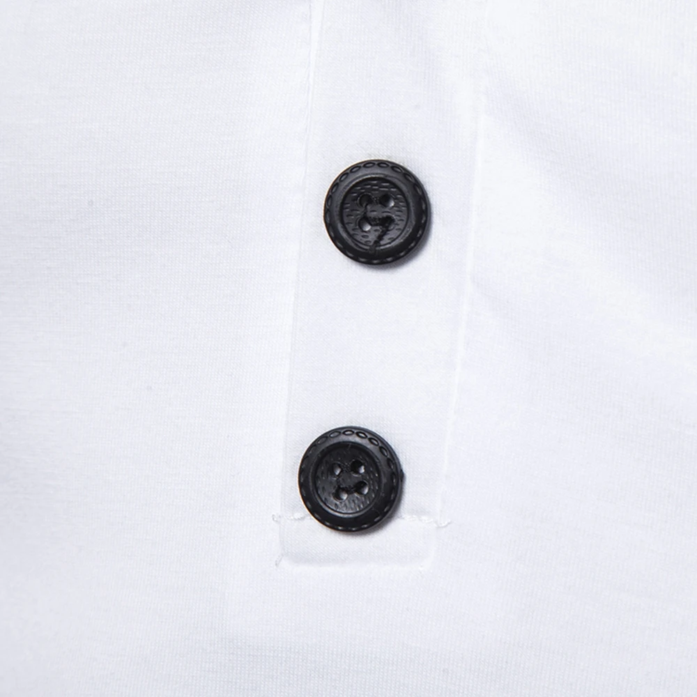 Summer casual style men's polo shirt short-sleeved turn-down collar polo shirt solid color fashion men tops