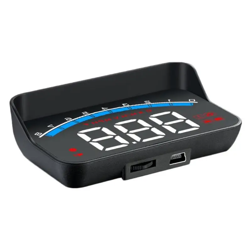 Автомобильный HUD Дисплей M6S OBD 3 режима дисплей лобовое стекло проектор превышение Предупреждение об/мин сигнализация напряжение сигнализация