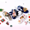 Boxed Snow Christmas Nail Decorations Manicure 3D Christmas Tree Santa Claus Reindeer Wreath Ribbon Nail Art Decals Tools Flakes ► Photo 2/6