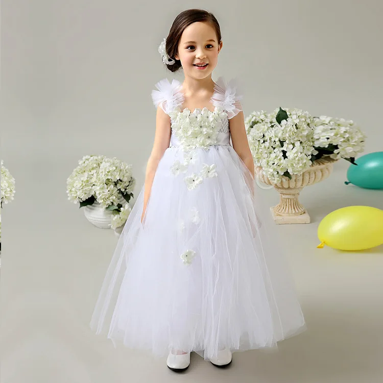 

Supply of Goods Children Performance Clothing Europe And America Girls Wedding Dress Flower Children's Dress