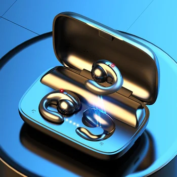 

Wireless Headset Bluetooth Hands-free Stereo Headphones Reminder Half In Ear Rechargeable Earpiece earphone