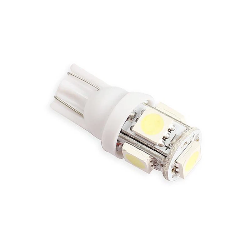 

dropshipping 2PCS T10 5050 5SMD LED White Light Car Side Wedge Tail Light Lamp Bright OE88