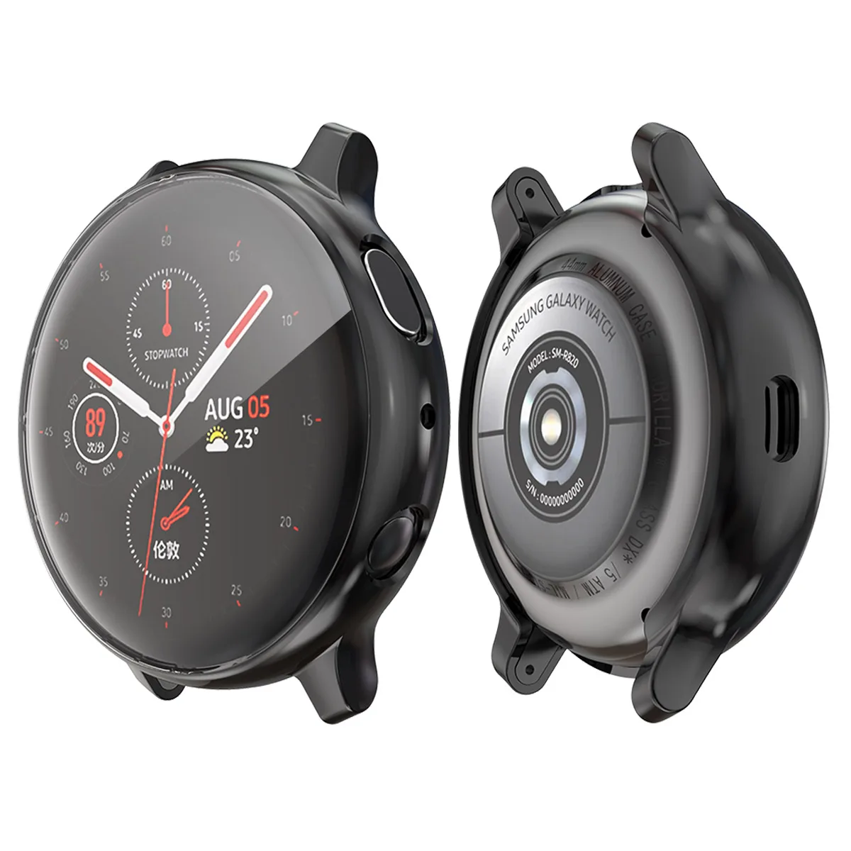 Защитный чехол для samsung galaxy watch active 2 44 мм 40 мм силиконовый защитный чехол на весь экран s чехол для galaxy watch Active