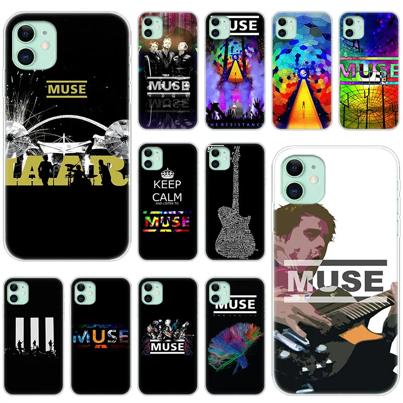 Hot Music muse band Soft Silicone Transparent Case for Apple iPhone 11 Pro XS Max X XR 6 6s 7 8 Plus 5 5s SE Fashion Cover | Мобильные