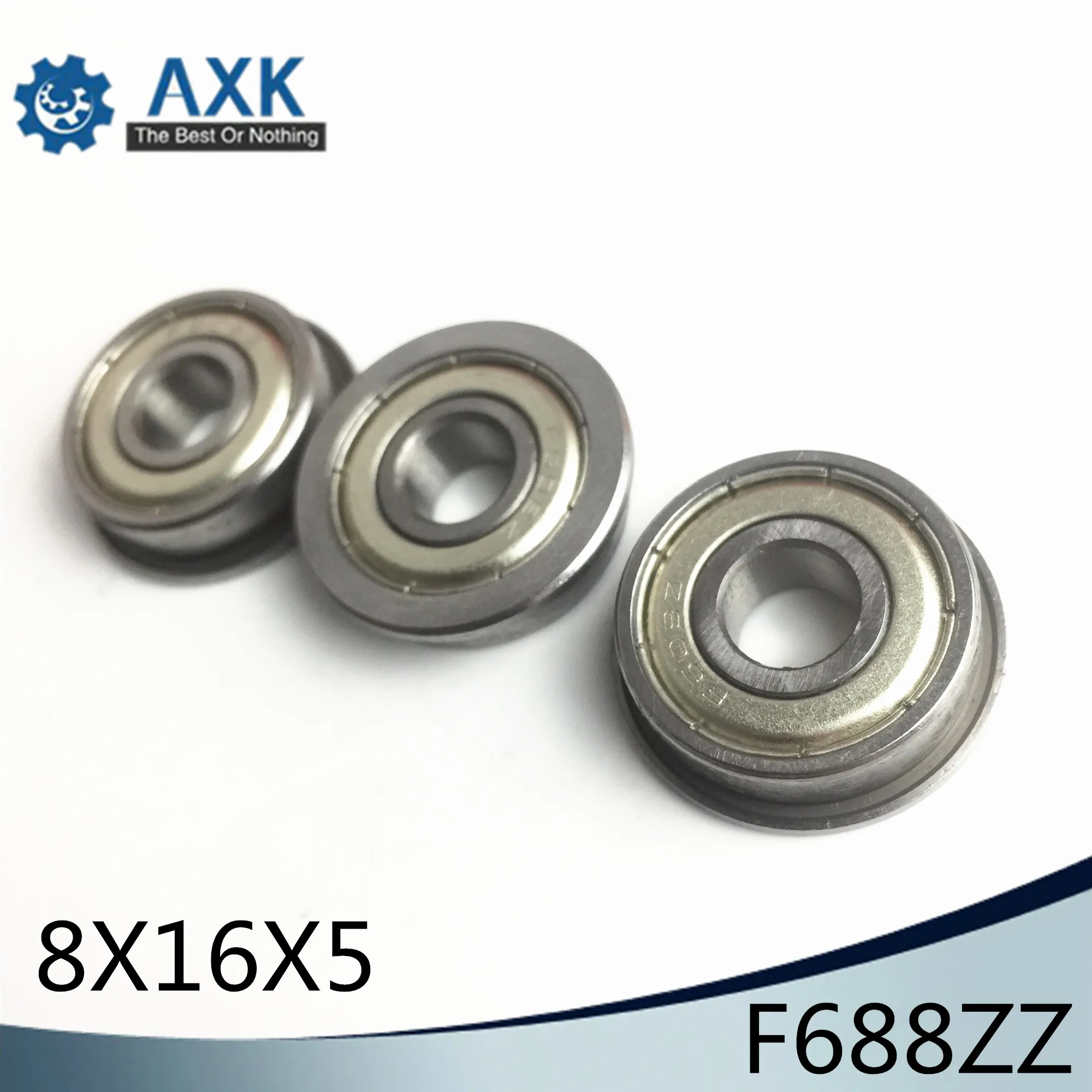 Desktop 3D Printer Special Flange Bushing Ball Bearing F688ZZ (10PCS) 8X16X5mm F688 For Kossel/ Prusa i3 Parts Free Shipping
