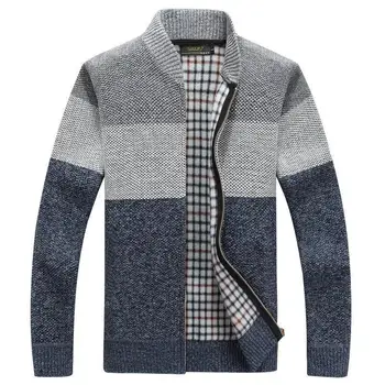 

New Style MEN'S Jacket Sweater Cardigan Youth Slim Fit Spring And Autumn Solid Color Jacket Sweater Coat Gown