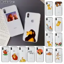 MaiYaCa Король Лев Лучший Прозрачный чехол для телефона для Apple iphone 11 pro 8 7 66S Plus X XS MAX 5S SE XR Чехол для мобильного телефона s