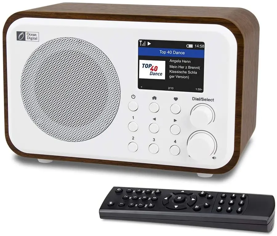 Ocean Digital WiFi Интернет Радио WR-336N портативный с перезаряжаемой батареей Bluetooth