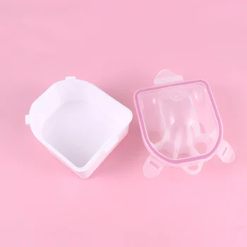 

Plastic Thicken Nail Polish Remover Soaker Bowl Manicure Nail Art Gel Polish Removal Soaking Tool Separate Fingers Soak Off Bowl