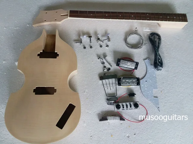 

NEW DIY Electric Bass Guitar Kit Violin Bass Build Your Own