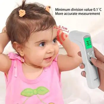 

Home Baby Thermometer Infrared Digital LCD Body Measurement Forehead Ear Non-Contact Adult Body Fever IR Children Thermometro